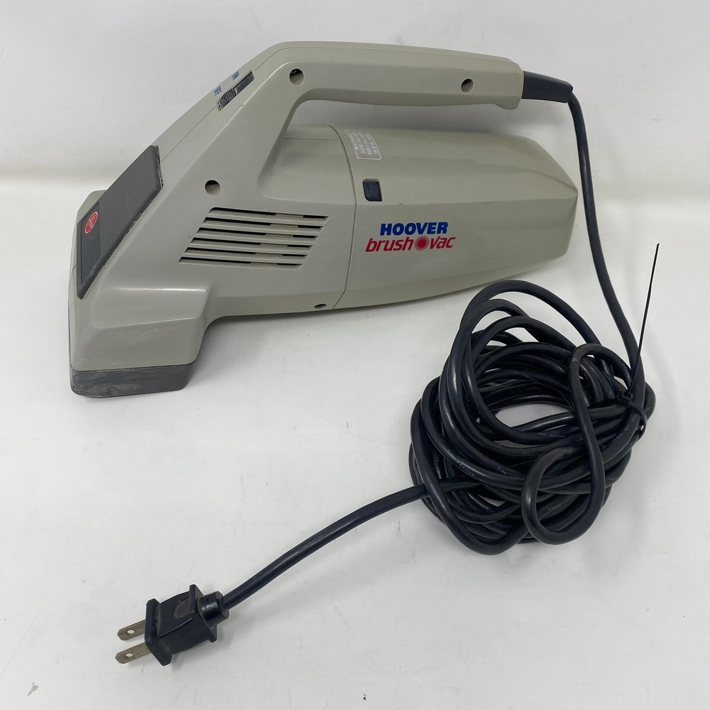Vintage Hoover Brush Vac Handheld Vacuum Gray Corded Model S1083